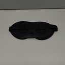 MABAO Weighted Sleep Mask - 100% Blackout Eye Mask for Sleeping for Women Men, 3D Contoured for Lash Extension, Zero Eye Pressure Memory Foam Cover, Soft Gentle Pressure Blindfold for Travel - Black