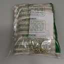 LIMON HOME Kitchen Window Curtains Over Sink,Cafe Curtains 36 inch Length Striped Linen Curtain Rings with Hooks Set Pinstripe for Living Room Bathroom Farmhouse Curtains 2 Panels Tan on Natural