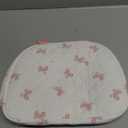 Lunch Bag for Women Insulated Lunch Box Cute Quilted Lunch Tote Bags Reusable Large Capacity Cooler Bag for Travel Work Picnic (Pink bows)