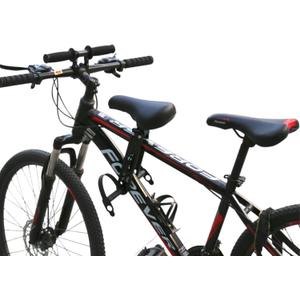 Kids Bike Seat and Handlebar, Child Bike Seat Detachable, Front Mounted Toddler Bike Seat Compatible with All Adult Mountain Bikes