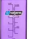 Nalgene Sustain Tritan BPA-Free Water Bottle Made with Material Derived from 50% Plastic Waste (using ISCC certified mass balance), 16 OZ, Wide Mouth, Purple