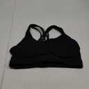 IUGA Sports Bras for Women High Support Large Bust High Impact Womens Sports Bras Strappy Padded Sports Bra (Black)