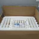 IRIS USA 24" Dog Playpen 6-Panel Pet Exercise Pen with Door Gate 61x61x24 Puppy Play Pen Indoor Outdoor Plastic Heavy Duty Foldable Portable Pet Fence for Small Medium Dogs Puppies Multiple Pets White