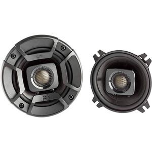 Polk Audio DB402 DB+ Series 4 Inch Speakers Car Audio with Marine Certification, Car Coaxial Speakers, Black