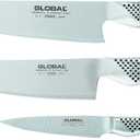 Global 3 Piece Set with Chef's, Vegetable and Paring Knife, 1 pack, Stainless Steel