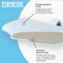 Centoco Elongated Toilet Seat, Heavy-Duty Wood Core with Plastic Scratch-Resistant Finish, Soft Close, Made in the USA, 900SC-001, White