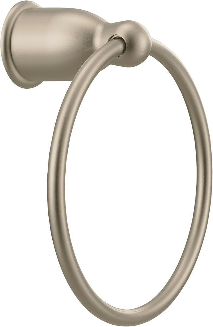 Moen YB8086SN Mason Towel Ring, Satin Nickel (Pack of 1)