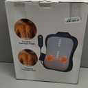 Shiatsu Back and Neck Massager for Pain Relief Deep Tissue, Up and Down Rolling Back Massager with Heat, 3D Kneading Massage for Office Home Car, Birthday Gifts for Women Men Mom Dad (Gray)