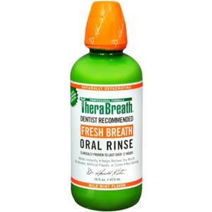 TheraBreath Fresh Breath Oral Rinse - 16 oz, Pack of 3 (EXP: 09/2028)