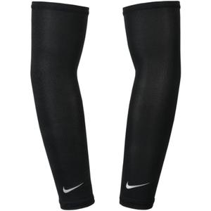 Nike Dri-Fit UV Solar Arm Sleeves - 1 Pair - Unisex - Adult (Black), Size: Adult L/XL