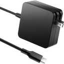 HP Compatible USB C Power Adapter - 65W & 45W, Supports Spectre x360, Elite x2, Envy x360 & More