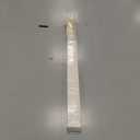 Cordless Light Filtering Mini Blind - 57 Inch Width, 64 Inch Length, 1" Slat Size - Alabaster - Cordless GII Morningstar Horizontal Windows Blinds for Interior by Achim Home Decor