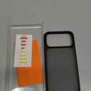 TORRAS for iPhone 17 Pro Case, Beyond Military-Grade Protection, Camera Control Button, DIY Buttons, Translucent Matte Slim Thin Shockproof Hard Back Anti-Scratch Phone case for iPhone 17 Pro, Black