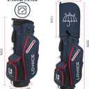 14-Way Golf Stand Bag, Lightweight Golf Bag with Stand for Men and Women