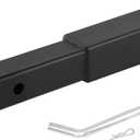 Taelakeni 5000lbs Trailer Hitch Extender Adapter 8 Inch Extension Length, Fits for 2 inch Receiver, with 5/8 inch Hitch Pin