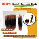 Afro Kinkys Bulk Human Hair Ombre Color #30/1b/#30 for Twist, Mini Twist, Dreadlock and Braiding 100% Afro Kinky-Curly Human Hair Bulk (10inch(50g, #30/1b/30))
