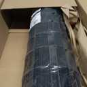 Wire Fence 24in x 50ft, 2X 3 16GA, Black PVC Coated Garden Fence for Yard Garden Border Fencing Roll Vinyl Coating Metal Wire Mesh for Yard Vegetable Plant Protection Poultry Netting