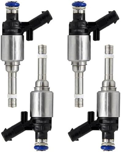 GEBANMR 06H906036G 4pcs Set Fuel Injectors 6 Holes Replacement for Audi A3 A4 A5 A6 Q3 Q5 TT for VW Beetle CC EOS GTI Tiguan Passat Jetta 2.0L Part# FJ1057 06H906036P 0261500076