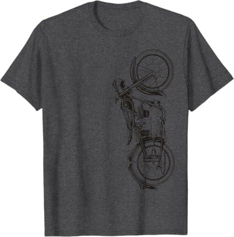 Vintage Retro Motorcycle T-Shirt 2XL