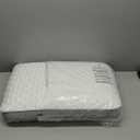 Sealy Molded Bed Pillow for Pressure Relief, Adaptive Memory Foam with Washable Knit Cover, Standard, 16x24x5.75 Inches, White, Grey