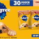 Pedigree Chopped Ground Dinner Adult Soft Wet Dog Food 30-Count Variety Pack, 3.5 oz Pouches