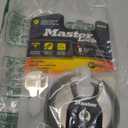 Master Lock Magnum Heavy-Duty Stainless-Steel Discus Padlock with Keys, Keyed Alike Heavy Duty Storage Lock for Indoor or Outdoor Use, M40XKAD