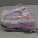 LINAYE 3000PCS Arts and Crafts Supplies Kit for Kids, All in One DIY Craft Box Kits, Craft Supplies Set Include Pompoms, Pipe Cleaners for Kids Ages 4-6 6-8 Birthday Gifts for Boys Girls (Purple)