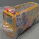 Fisher-Price Little People Toddler Toy School Bus Musical Push-Along Vehicle with 2 Figures for Pretend Play Ages 1+ Years