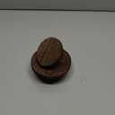 Amyhill 3 Pcs 5/4/3 Inch Wooden Risers for Display Wood Pedestal Stand Mini Tray Stand Round Wooden Pedestal Holder Rustic Buffet Cake Riser for Decor Tiered Tray Decor Home Kitchen(Brown)