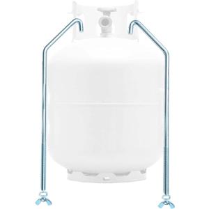 RVPNR RV Propane Tank Mounting Rack for Camper and Travel Trailers for 20lb. (RVPNR103H)