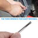 Chelhead CVT Belt Changing Tool with T30 Torx Wrench Compatible with Can-Am Maverick X3 MAX Trail 1000R 2017+, 529000088 (Black)