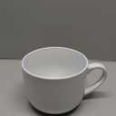 50oz large Ceramic Soup Mug with Handles for Coffee, Tea, Ice Cream, Cereal, (white)