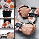 WARM BODY COLD MIND - Weightlifting Wrist Wraps for Cross Training, Powerlifting, Deadlift, Gym, Workout, Exercises & Fitness, Heavy-Duty Wrist Support, Thumb Loop (12" Red Chili)