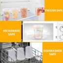 50 Pack 32oz Plastic Deli Food Storage Containers, Clear Soup Containers With Leakproof Lids, Meal Prep Containers, Microwave Dishwasher Freezer Safe
