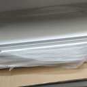 HAIOOU Bathroom Wall Cabinet with Motion Sensor LED Light, Wooden Medicine Cabinet Wall Mounted Cupboard, Over Toilet Storage Cabinet with Buffering Hinges and Adjustable Shelf - Modern White (23.6" W x 8.2" D x 29.5" H)