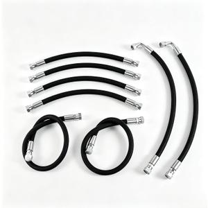 Hydraulic Hose Kit for Kubota LA350A LA401 LA402 LA402-1 Front Loader, Boom & Bucket Cylinder Hose Set Replace 7J303-76610 75535-66620 7J999-95562