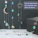 Sun Catchers, 10 Pcs Crystal Suncatcher Prism Hanging Kit with Chain Rainbow Maker Crystals Balls Pendants Ornaments for Indoor Window Outdoor Garden Backyard Patio Car Mirror Christmas Tree Decor