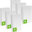 XBGG HPA300 HEPA Air Purifier Filter R for Honeywell HPA300 HPA200 and HPA5300 Series, 6 Pack H13 True HEPA Filter Compatible with Honeywell Filter-R, HRF-R3