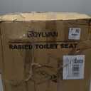 PELEGON Toilet Safety Rails (350 lb) - Adjustable Toilet Safety Frame & Rails, Toilet Safety Rail for Elderly Adults, Toilet Handles for Seniors, Toilet Bars for Elderly & Handicap (Dark Blue)