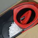 O-Cedar EasyWring Microfiber Spin Mop, Bucket Floor Cleaning System, Red, Gray, Standard