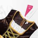 ReliBeauty Girls Pirate Dress Sea Buccaneer Costume, 6-7/130
