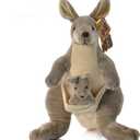 Cute rabbit 10 inch Kangaroo Plush Toy Stuffed Animal Toy Plush Animal Doll