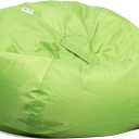 Big Joe Classic Bean Bag Chair, Spicy Lime Smartmax, Durable Polyester Nylon Blend, 2 feet Round (Single)