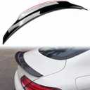 Rear Spoiler Compatible with Mercedes Benz W205 C-Class 2015-2021, Duckbill Spoiler Fits for C63 C160 C180 C200 C250 C300 C400 C450 Sedan, Duckbill Trunk Tail Deck Lid Wing Lip (Glossy Black)