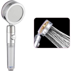 Grafken High-Pressure Turbo Shower Head, Filter Pressurized Shower Head with Fan Turbocharged Hand-held Nozzle Anti-Fall Thickening Shower Shower Head Rain Water Grafken High-Pressure Turbo Shower Head, Filter Pressurized Shower Head with Fan Turbocharged Hand-held Nozzle Anti-Fall Thickening Shower Shower Head Rain Water