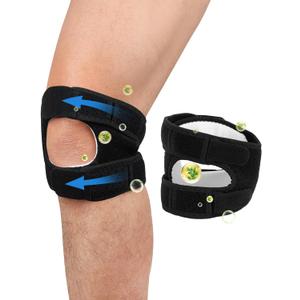 Castor Oil Pack Wrap for Knee Adjustable Knee Wrap for Patellar Tendinitis Relief Knee Pain Relief, Reusable Compression Knee Brace for Women Men Right & Left Knees,Castor Oil Not Included,1 Per Pack