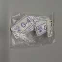 Brady 105712 1 1/2" Height x 3" Width, 1.5 inches Plastic (B-401), Purple on White Energy Source Tags (25 Tags)