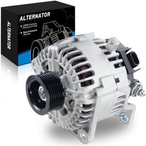 Upgraded Performance Alternator for:-Nissan Titan Pathfinder Xterra Frontier Armada NV1500 NV2500 NV3500, for:-Infiniti QX56 2007-2019 4.0L 5.6L, V6 V8 12V 130Amp 7Grooves, OE# 23100-ZH00A