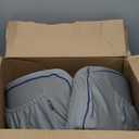 OMOTON Reading Pillow for Lap Desk, Upgrade Extra Large Gaming Pillow for Adult, Perfectly Fitting Your Body Memory Foam Arm Rest Pillow for Reading, Working, Playing in Bed Sofa (Deep Grey)