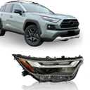Headlight W/Halogen Turn Signal Light Fit For 2022-25 Toyota RAV4 Adventure/Trail/TRD Off-Road/XLE/XLE Premium 2023-2024 RAV4 LE USA Built HeadLamp (Right) RH 81110-0R350 RV22A01-1R LOW